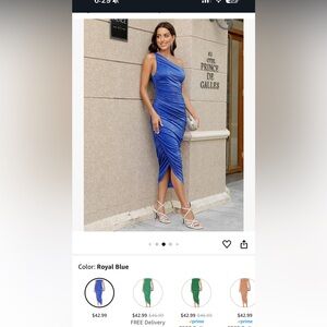 One shoulder asymmetrical sparkle dress